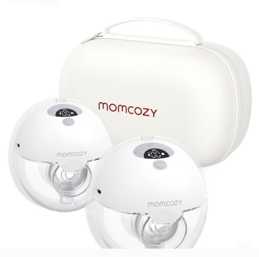 Momcozy White Breast Pump Set